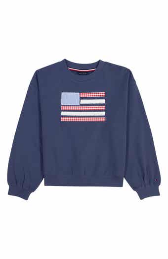 Kids' Flag Appliqué Sweatshirt