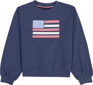 Tommy Hilfiger Kids' Flag Appliqué Sweatshirt