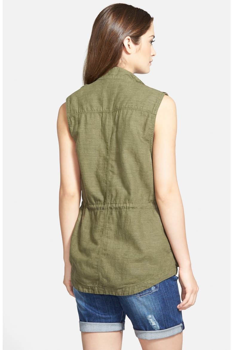 Military Vest, Alternate, color, LODEN GREEN