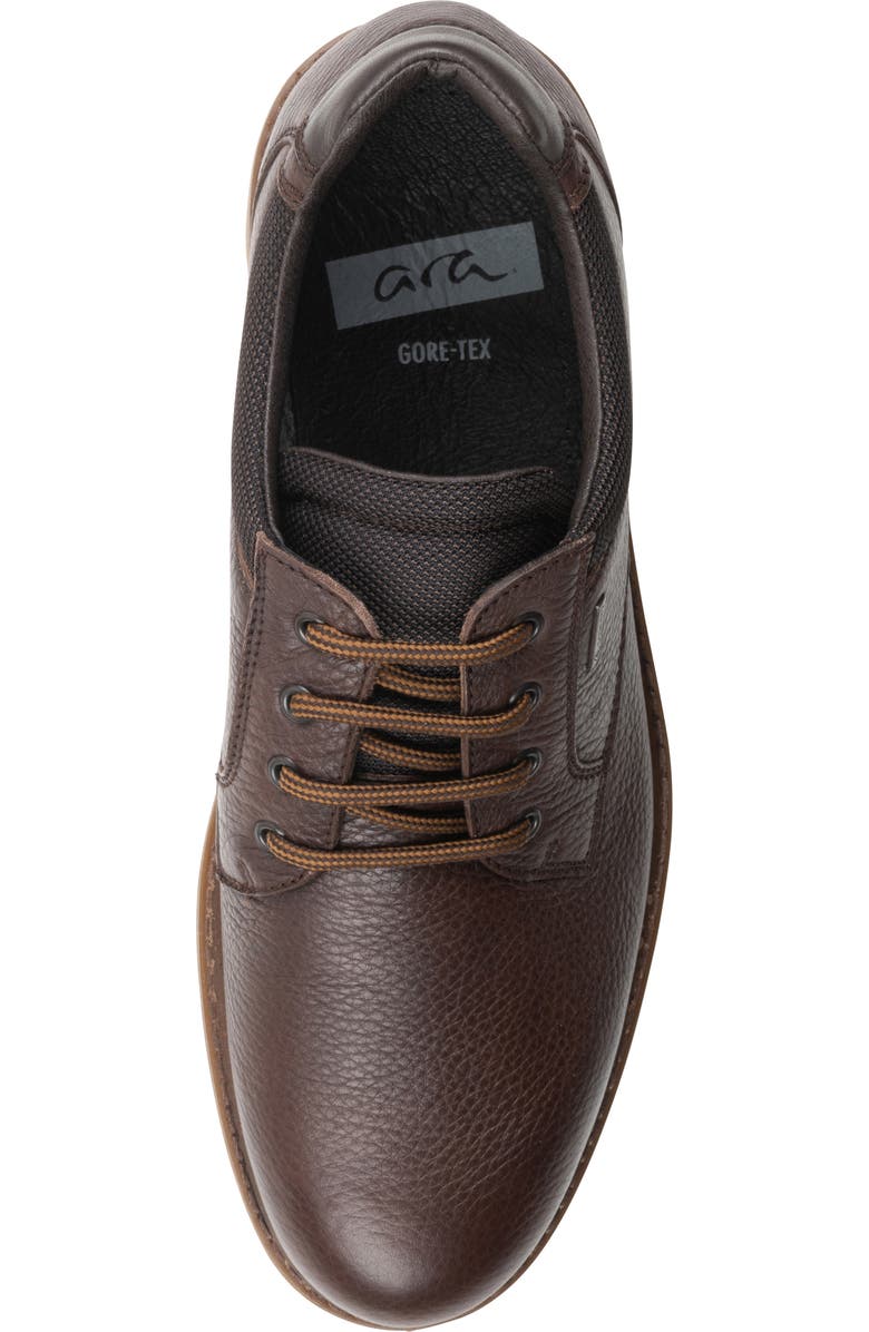 ara Farren Waterproof Plain Toe Derby, Alternate, color, Brown