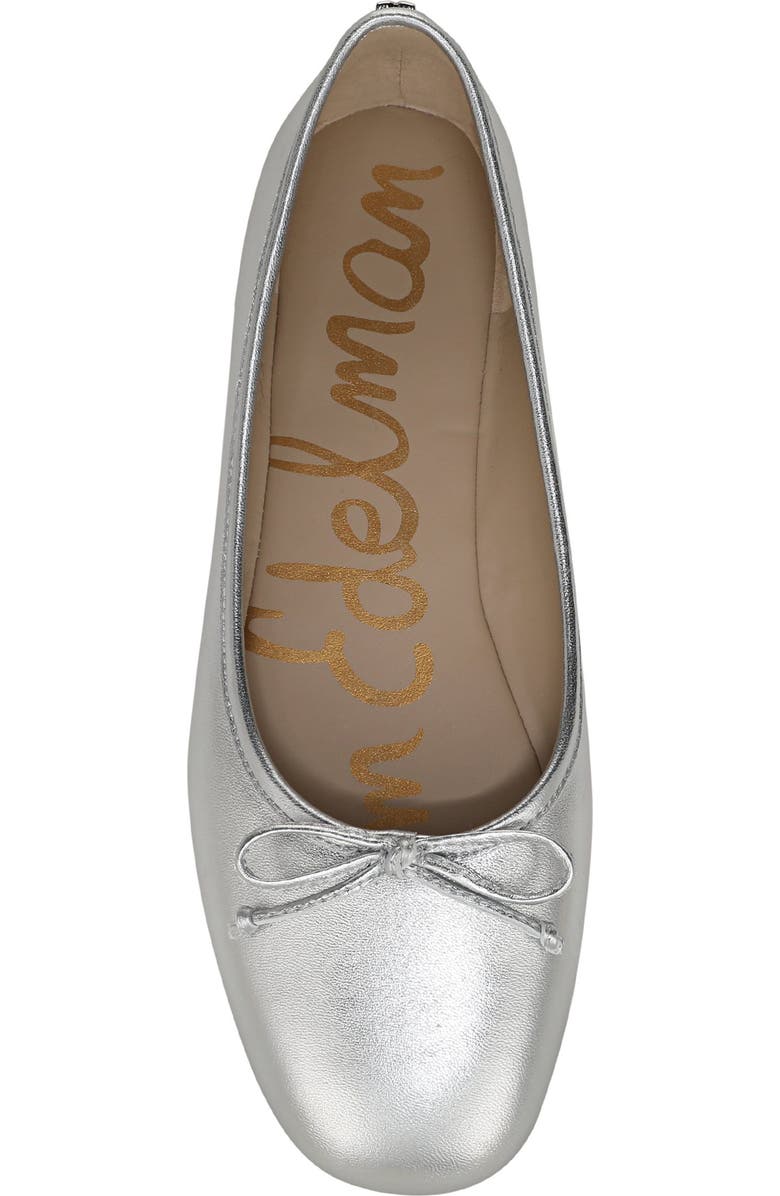 Sam Edelman Alie Ballet Flat, Alternate, color, Soft Silver