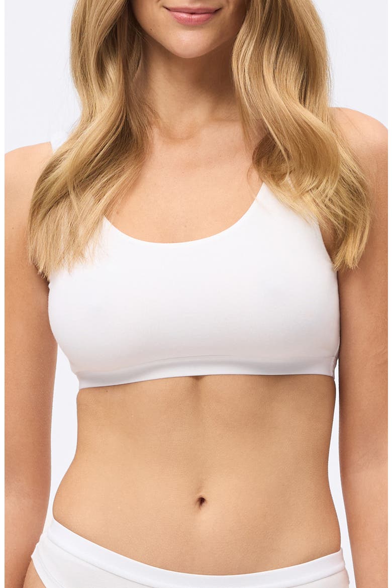 Emily Sleep Bralette, Main, color, WHITE