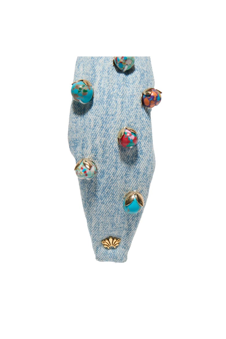 Knotted Terrazo Medley Headband, Alternate, color, STONE WASH