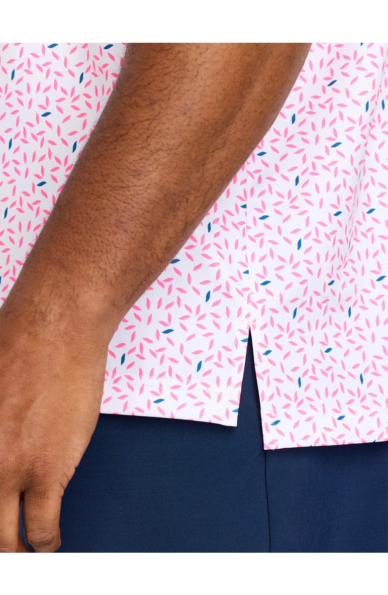 adidas Big & Tall Ultimate 365 Printed Polo Shirt, Alternate, color, White