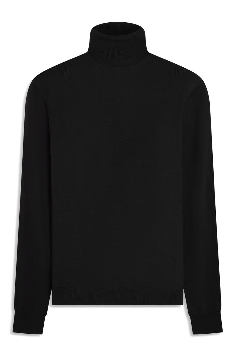 George Extrafine Merino Wool Turtleneck Sweater, Alternate, color, BLACK