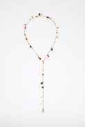 Bimba y Lola Aged Necklace With Stones And Shells