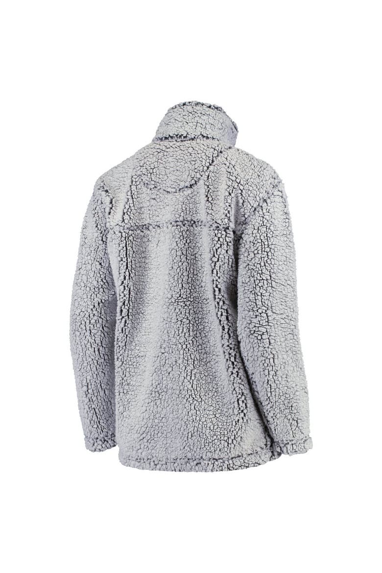 Women's G-III 4Her by Carl Banks Gray Arizona Cardinals Sherpa Quarter-Zip Pullover Jacket, Alternate, color, Gray