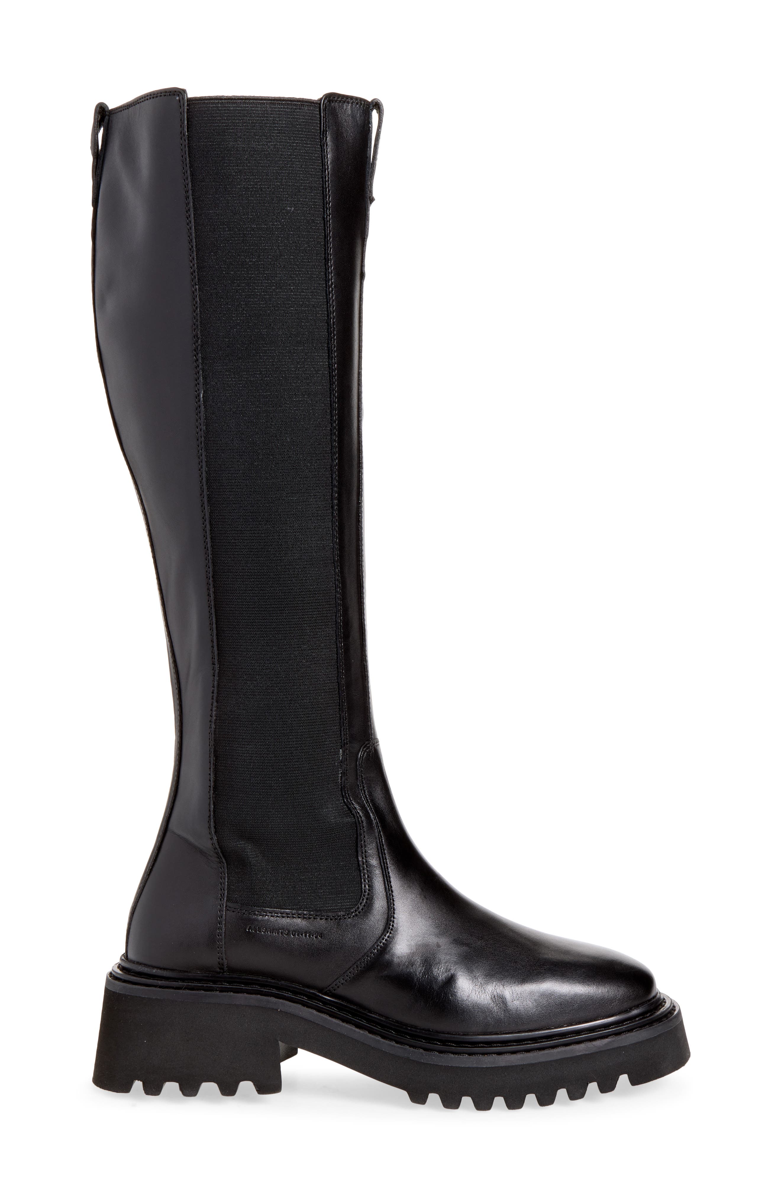 Calliope Knee High Boot, Alternate, color, BLACK
