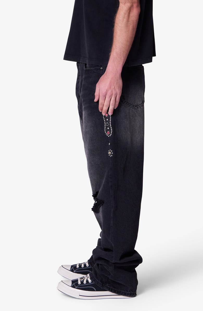 mnml Mojave Ultra Baggy Jeans, Alternate, color, Washed Black