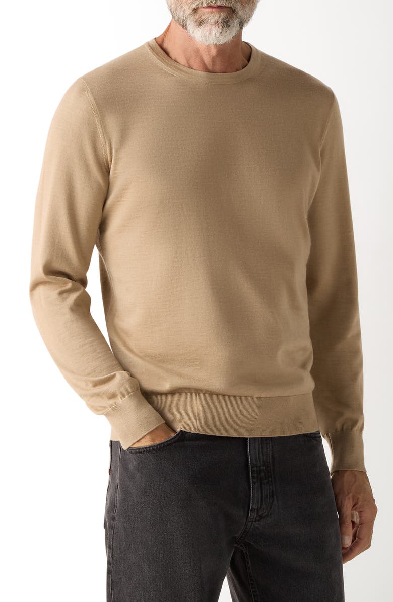 ZEGNA Cashseta Cashmere & Silk Sweater, Main, color, 