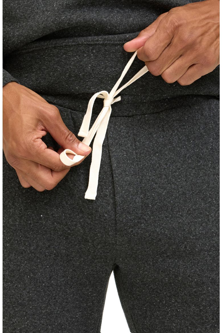 Reed Triblend Fleece Pants, Alternate, color, HEATHER BLACK