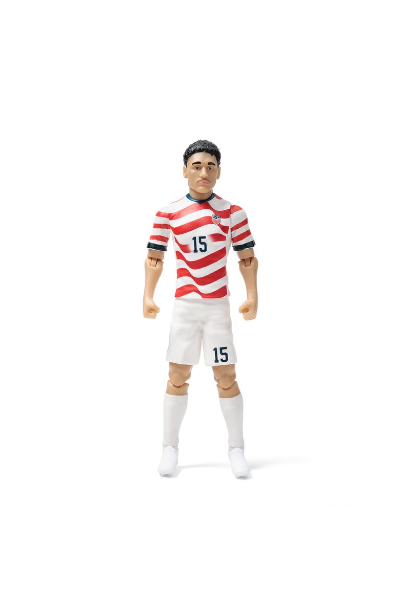 Banbo Toys Sockers 2026 USMNT Johnny Cardoso 8" Collectible Soccer Action Figure, Main, color, Red