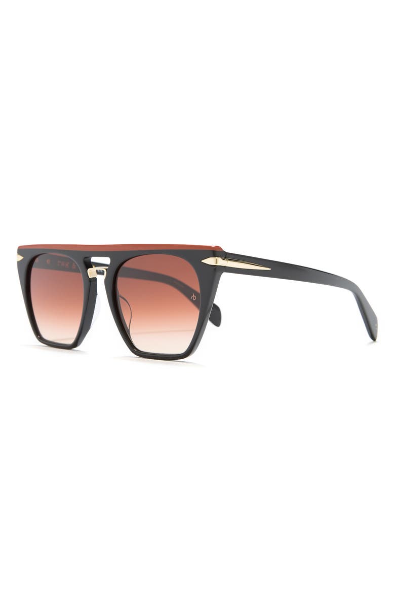 rag & bone 53mm Modified Square Sunglasses, Alternate, color,