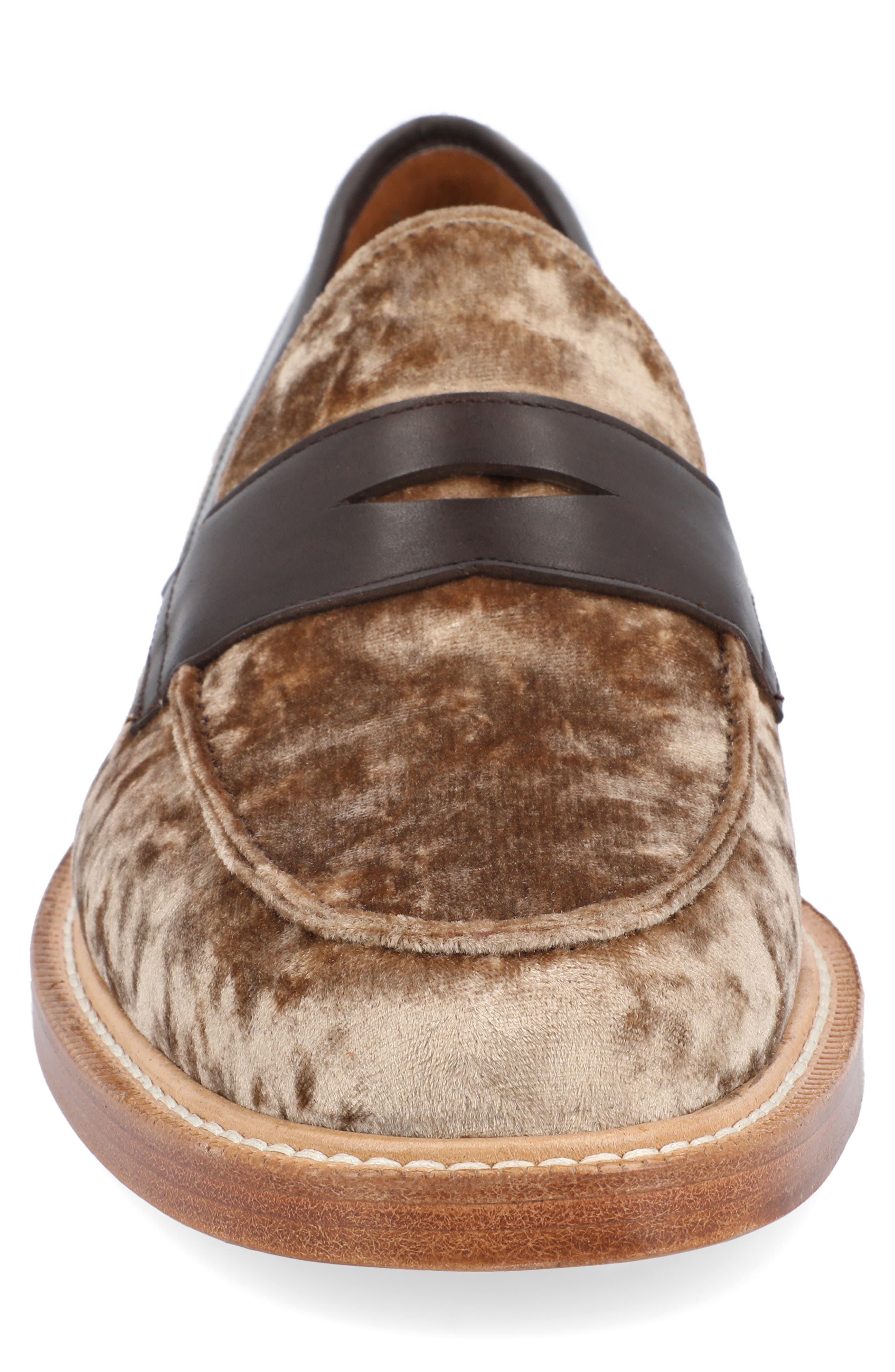 TAFT Fitz Suede Penny Loafer, Alternate, color, 