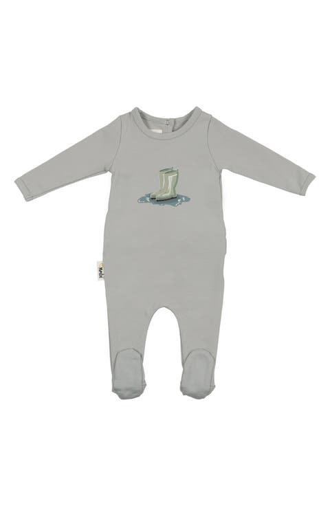 Rain Boot Print Footie (Baby)
