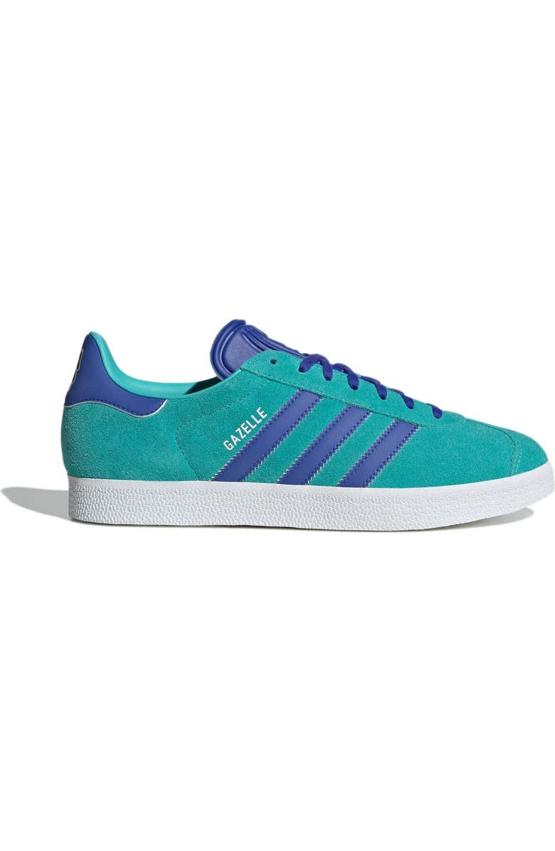 adidas Men's adidas Aqua/Blue Seattle Sounders FC 2025 Jersey Hook Third Gazelle Shoes, Alternate, color,