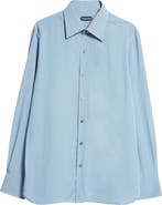TOM FORD Fluid Parachute Slim Fit Button-Up Shirt