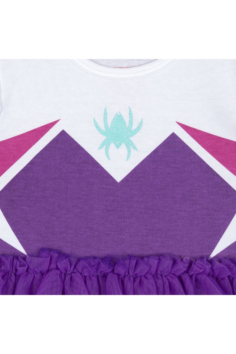 Spider-Man Tutu Bodysuit and Headband Set, Alternate, color, Purple Ghost Spider