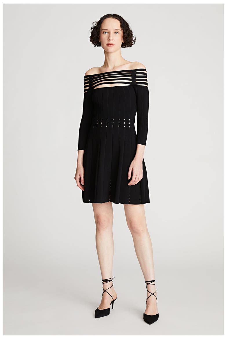 Heather Dress In Matte Viscose, Main, color, Black