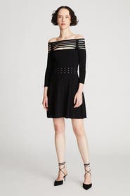 HALSTON Heather Dress In Matte Viscose