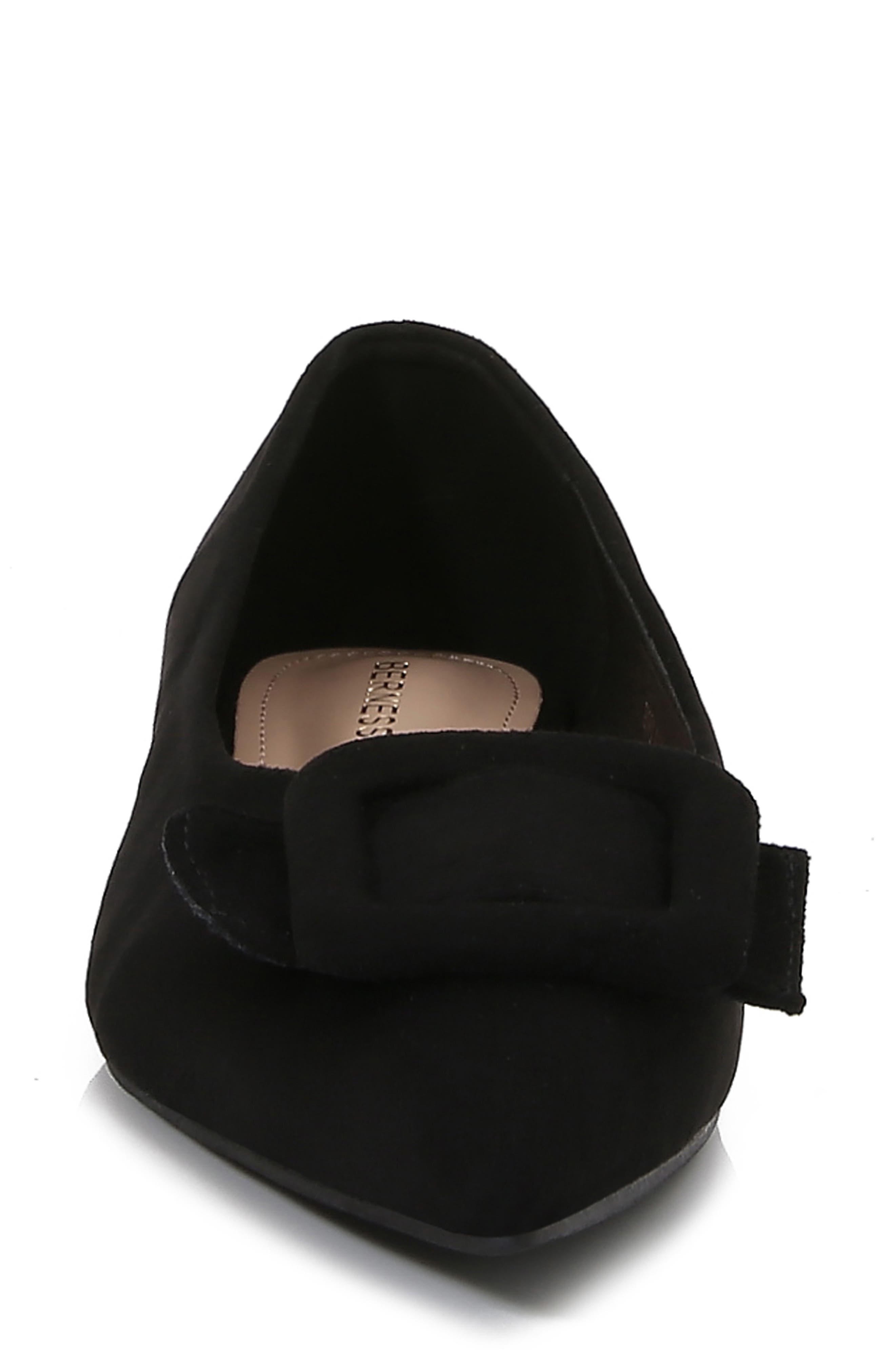 BERNESS Rhianna Pointed Toe Flat Women), Alternate, color, Black