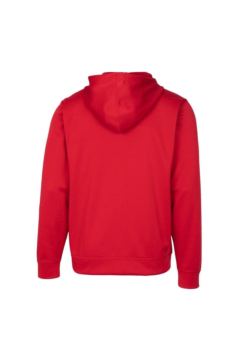 Cutter & Buck Unisex Cutter & Buck Red Lansing Lugnuts Clique Lift Eco Performance Pullover Hoodie Sweatshirt, Alternate, color, 
