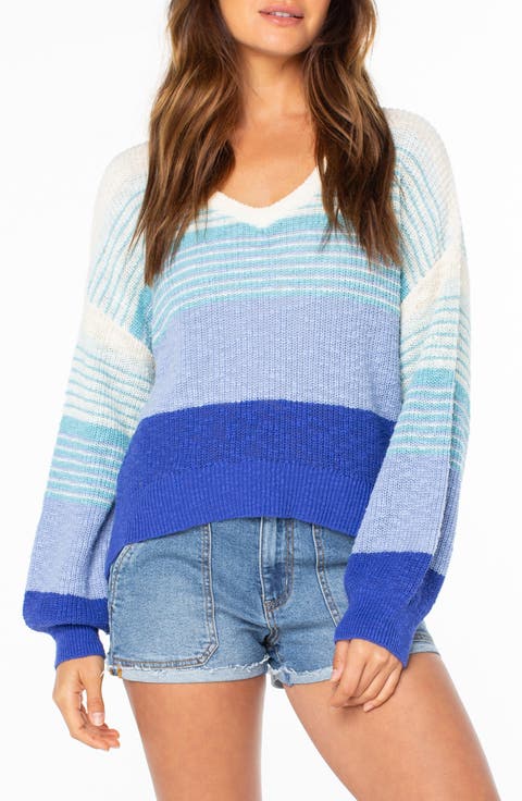 Vibes Level Stripe Sweater