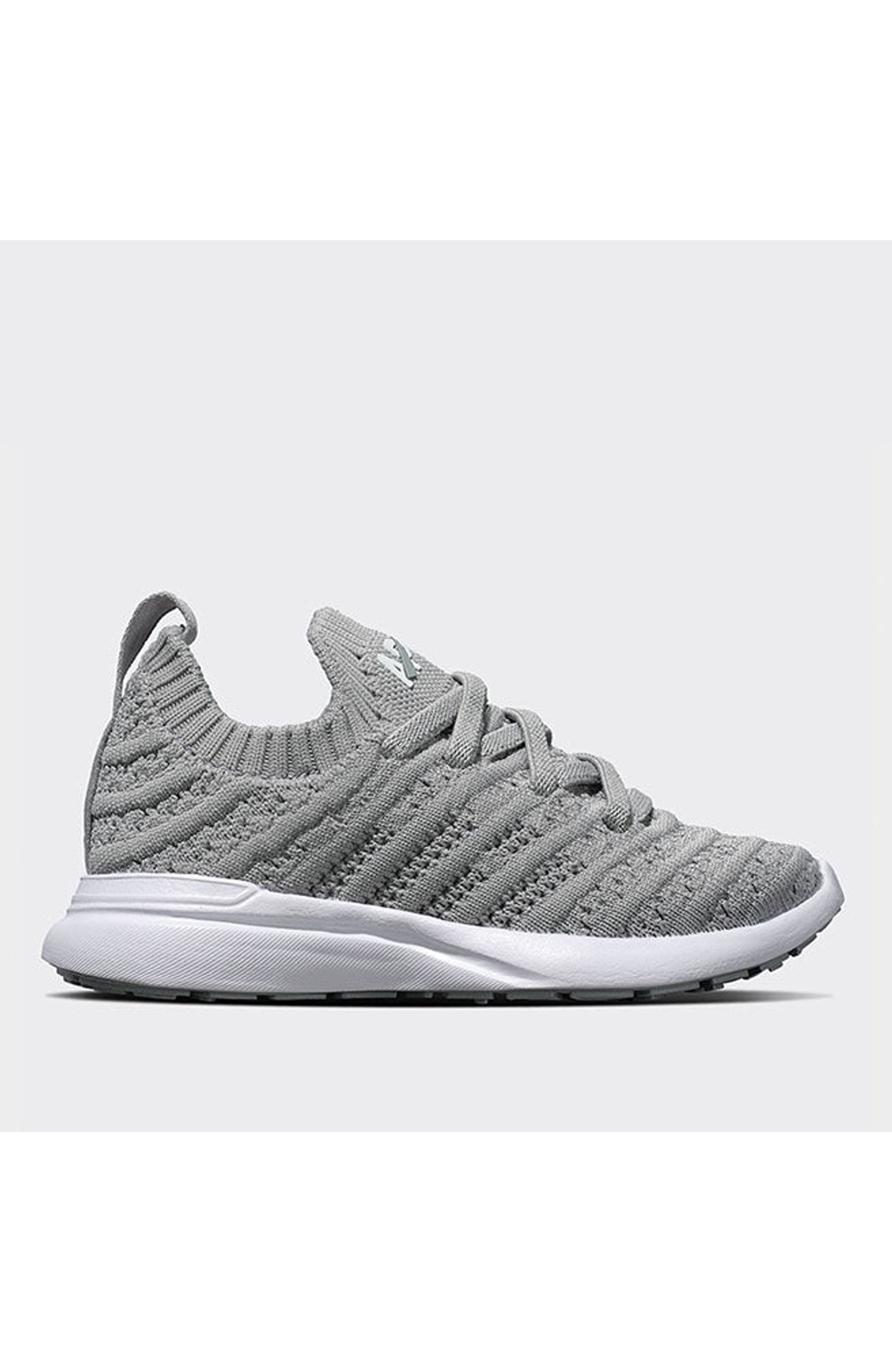 Youth's TechLoom Wave Sneakers, Main, color, Cement / White