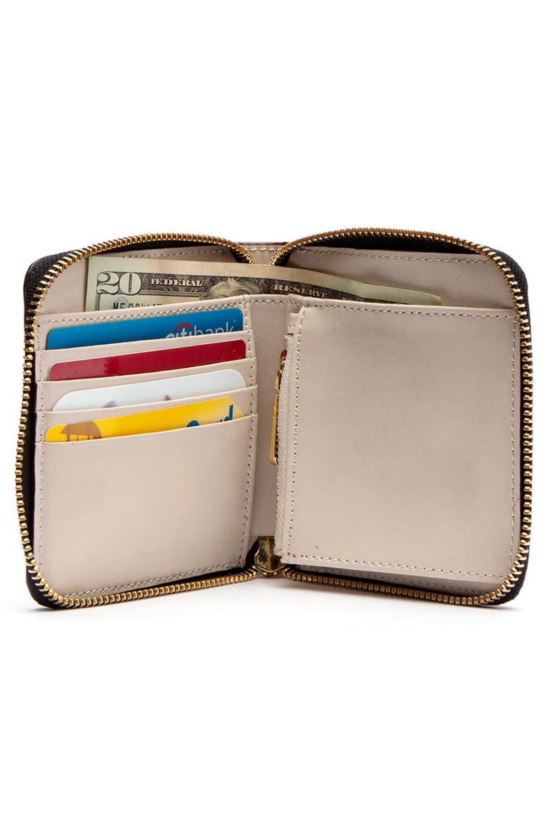 Frances Valentine Roosevelt Small Calfskin Leather Wallet, Alternate, color, 