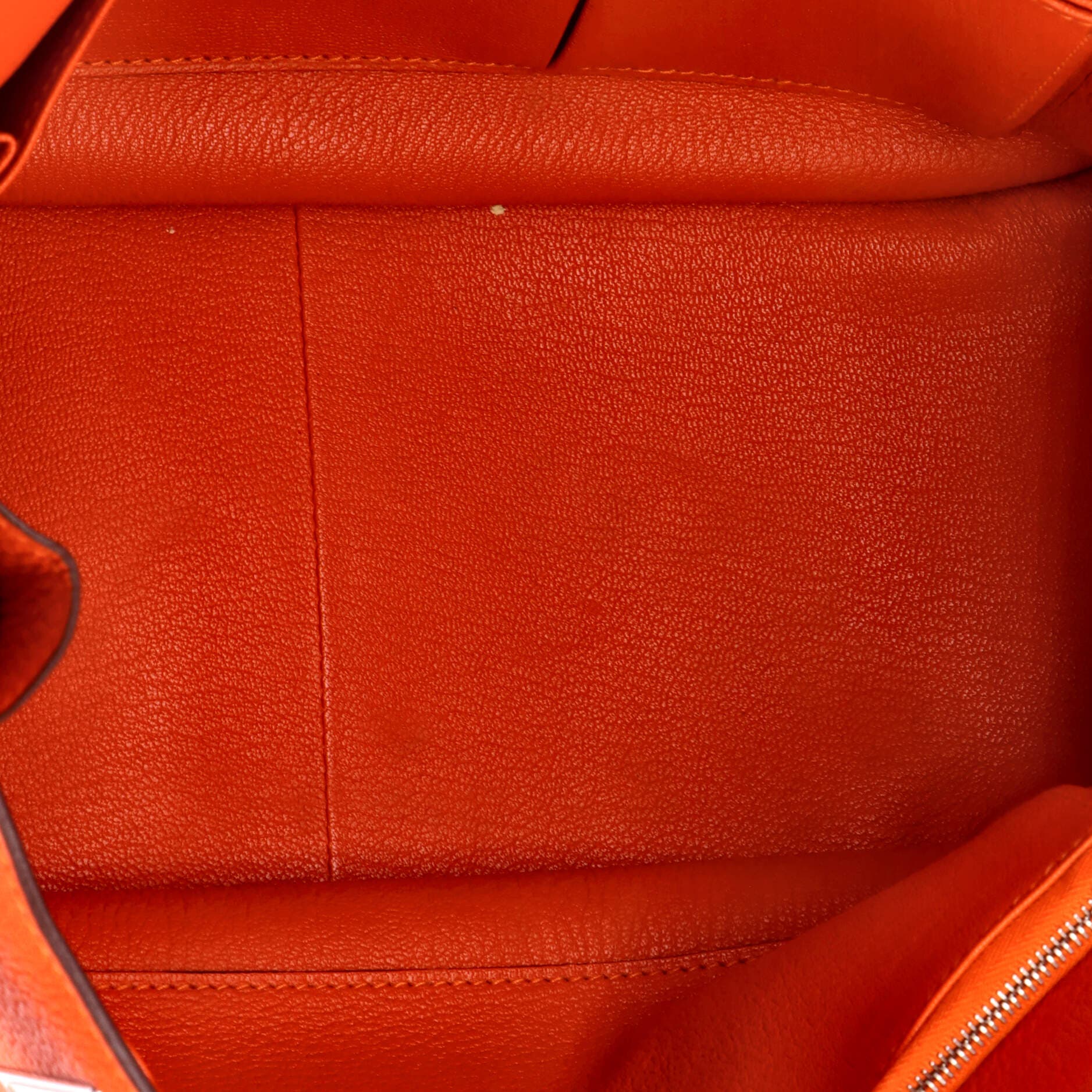 Pre-Owned Hermes Jypsiere Bag Clemence 31, Alternate, color, Feu