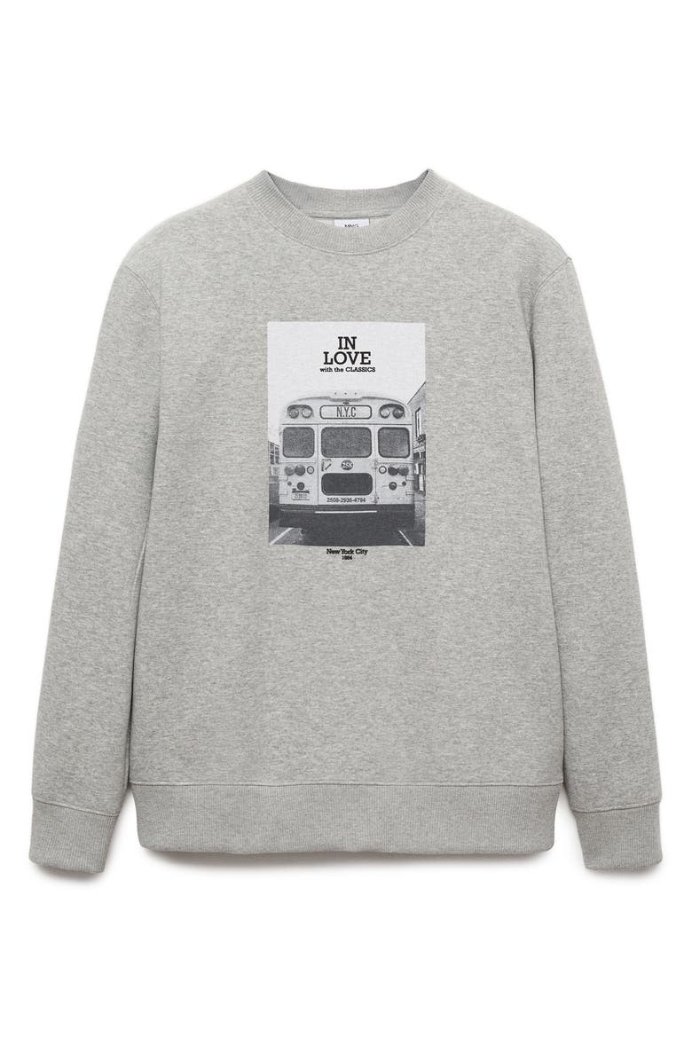 MANGO Graphic Sweatshirt, Alternate, color, 
