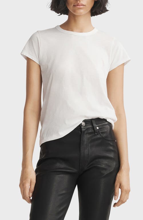 Rag & Bone The Slub Organic Pima Cotton T-shirt In White