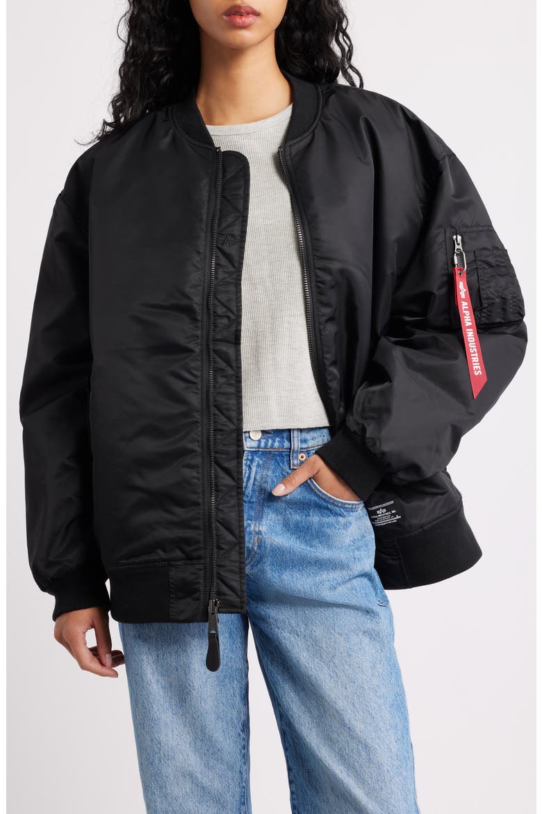 MA-1 Oversize Flight Jacket (Women) | Nordstrom