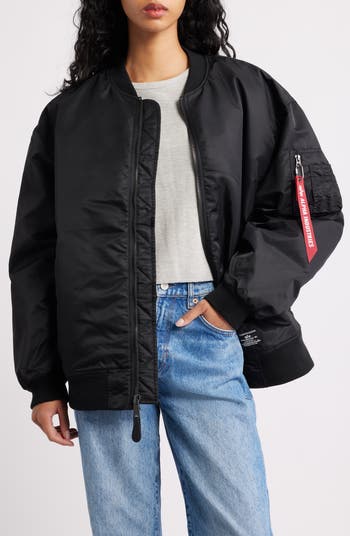 Alpha Industries MA-1 Oversize Flight Jacket | Nordstrom