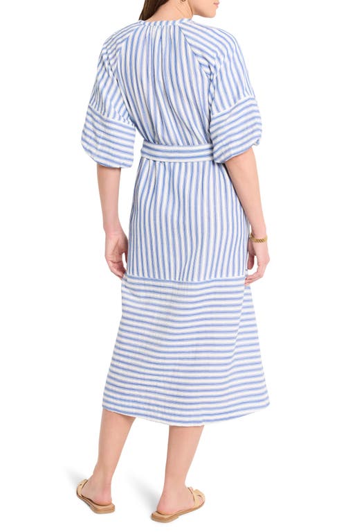 Nic + Zoe Double Gauze Mixed Stripe Dress