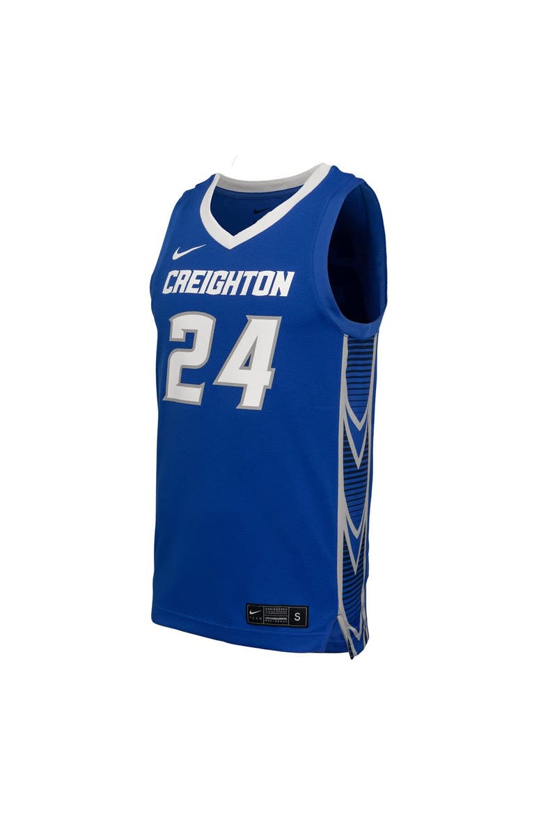 Men's Nike  Blue Creighton Bluejays  Replica Basketball Jersey, Alternate, color, Blue