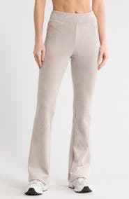 YOGALICIOUS Dreamy Ribbed Velour Flare Leg Pants