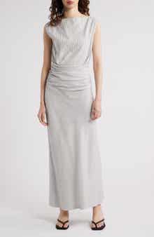 Faithfull the Brand Margaux Stripe Sleeveless Dress