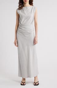 Faithfull the Brand Margaux Stripe Sleeveless Dress