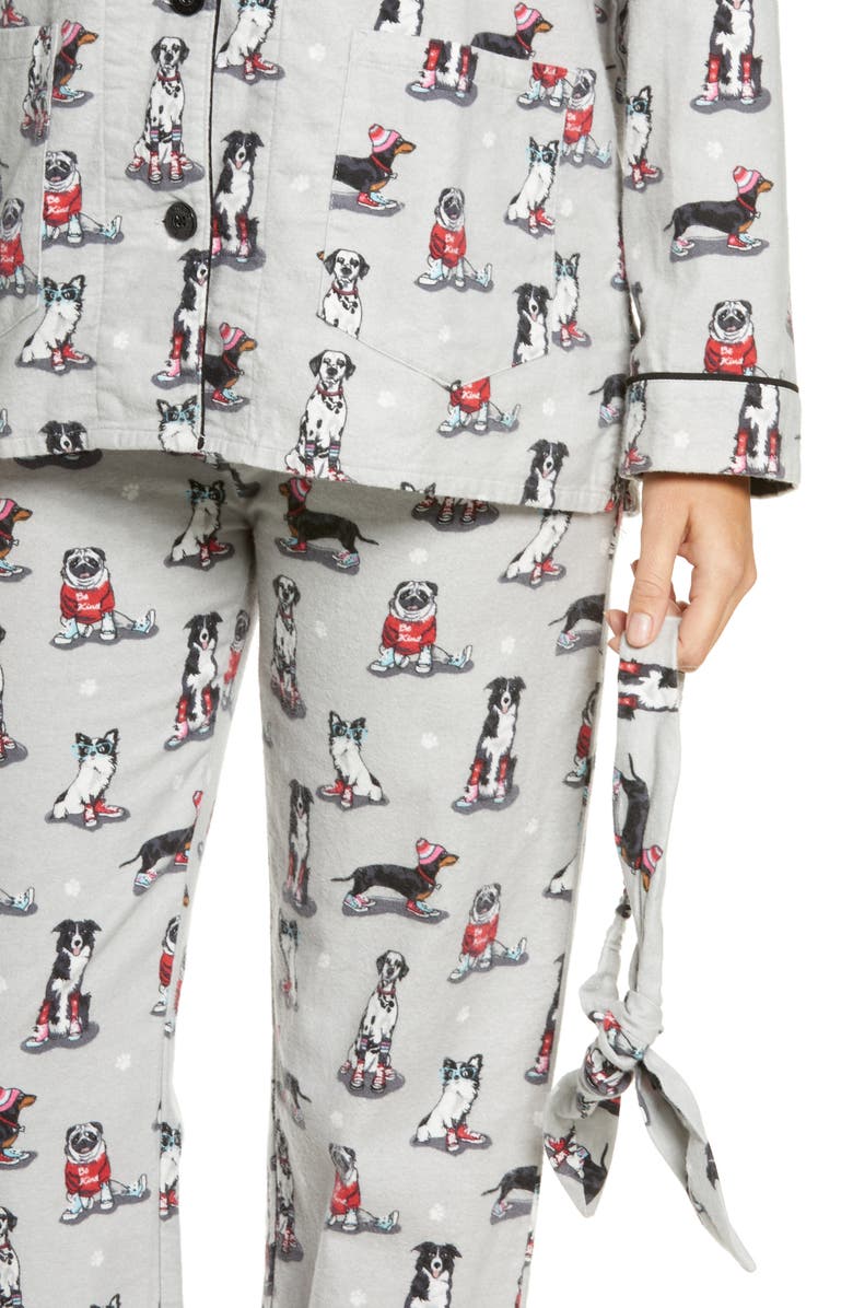 PJ Salvage Flannel Pajamas with Headband, Alternate, color,