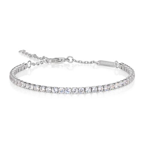 Anna Zuckerman Women's Classic White Bracelet In Platinum