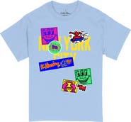 Ripple Junction Keith Haring Sticker Collage Graphic T-Shirt
