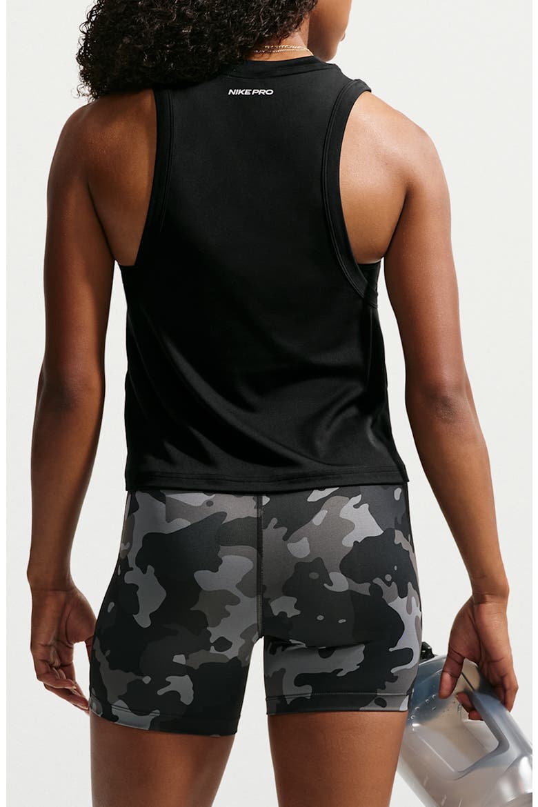Performance Racerback Tank, Alternate, color, BLACK/ WHITE