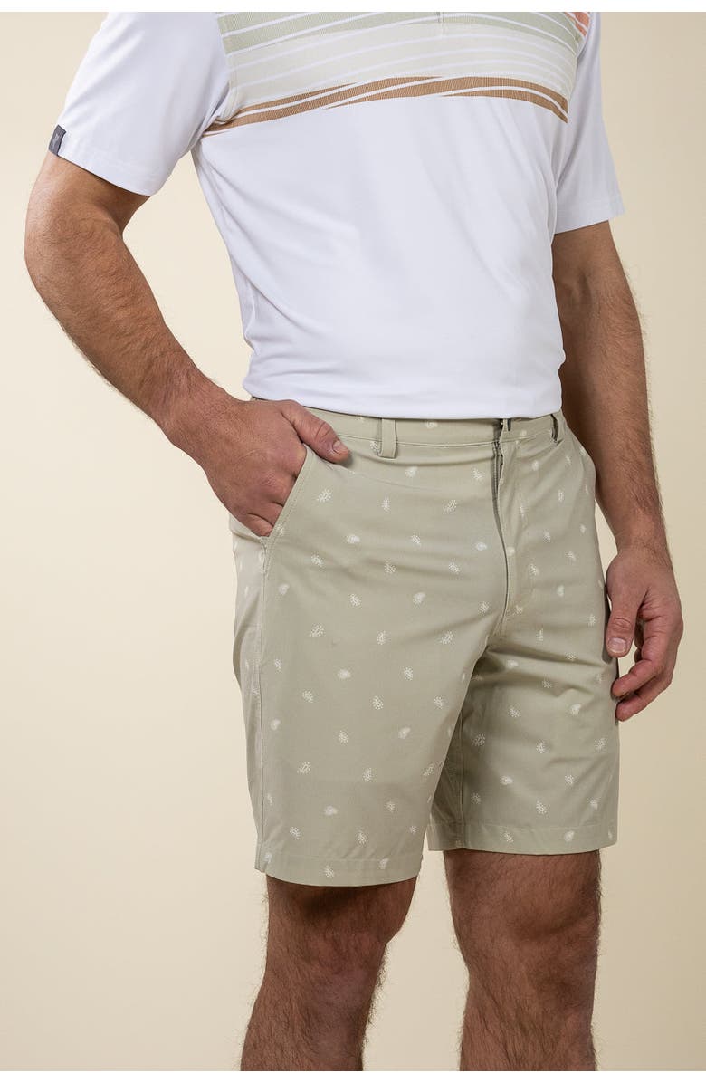ASHWORTH GOLF Oslo Printed Short, Alternate, color, Moss