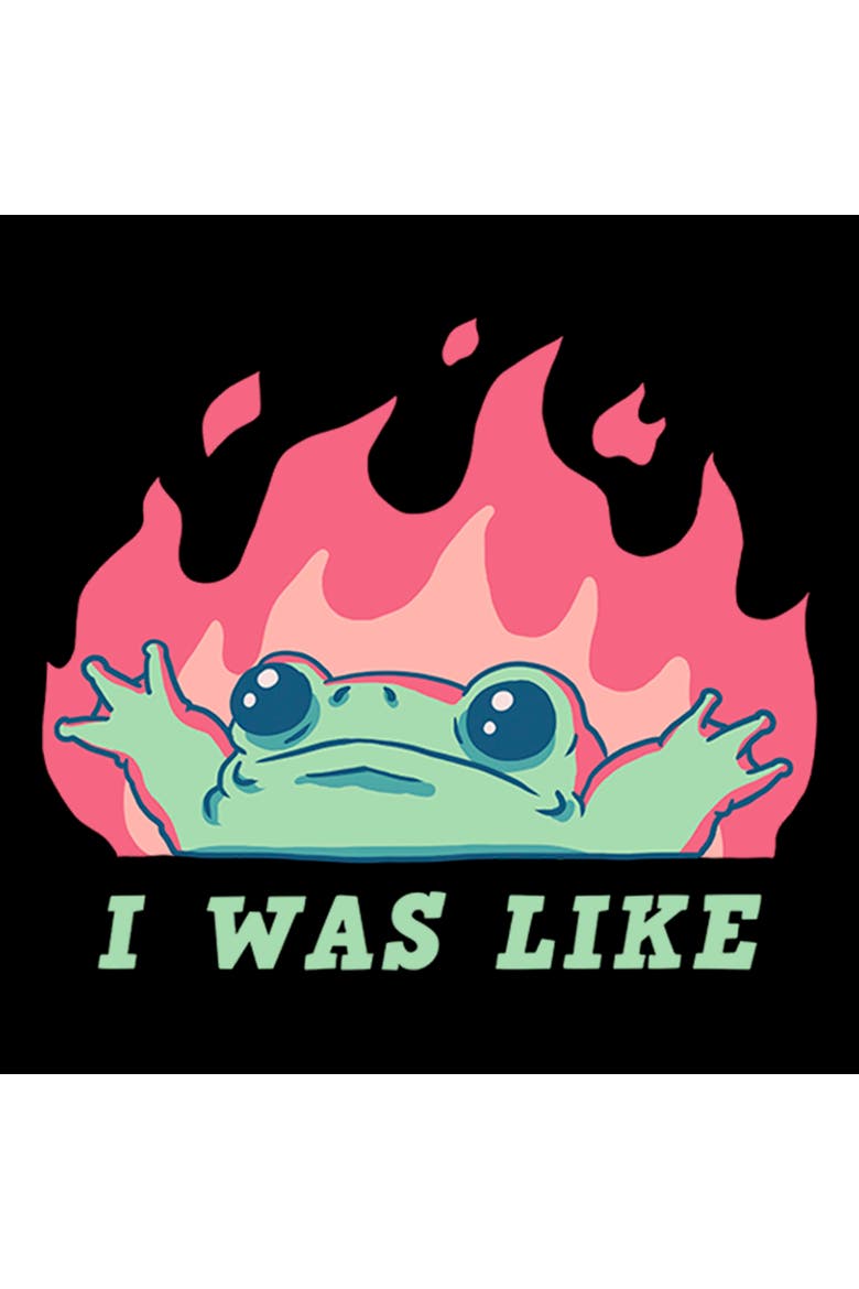 Men's Lost Gods I Was Like Frog On Fire  Graphic T-Shirt, Alternate, color, Black