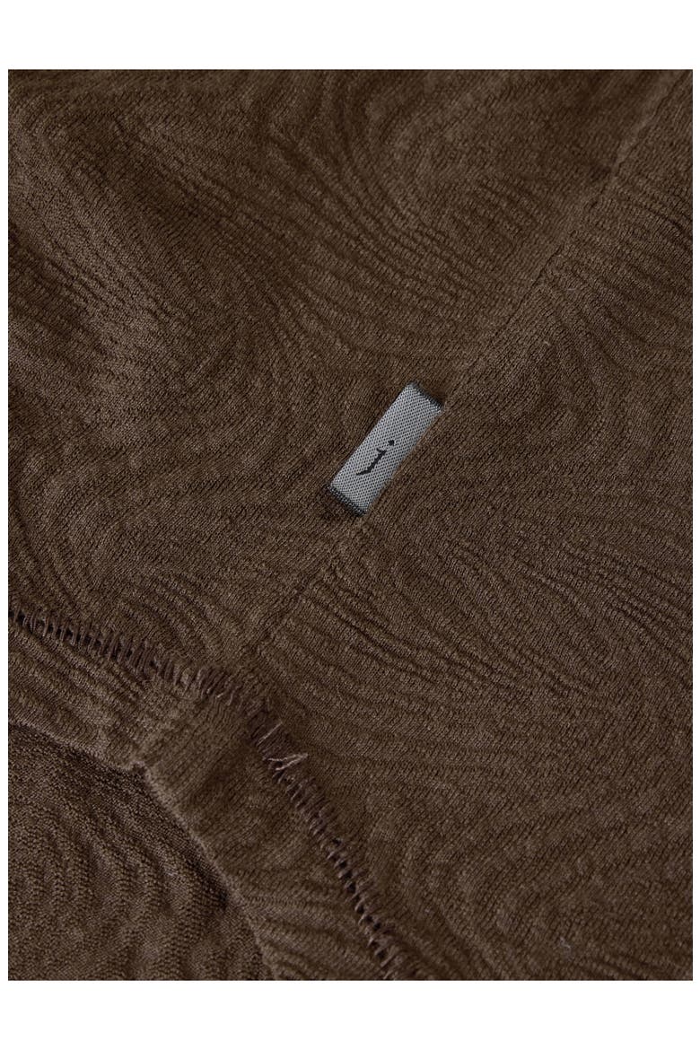 Blaise Wave Organic Cotton T-Shirt, Alternate, color, DARK BROWN