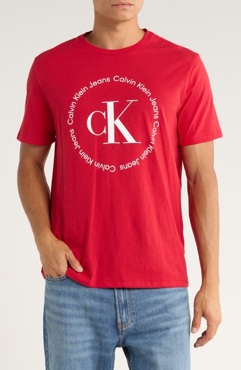 Circle Monogram Cotton Graphic T-Shirt