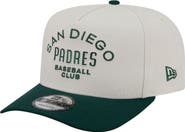 New Era Men's New Era Cream/Dark Green San Diego Padres Chrome A-Frame 9FIFTY Snapback Hat