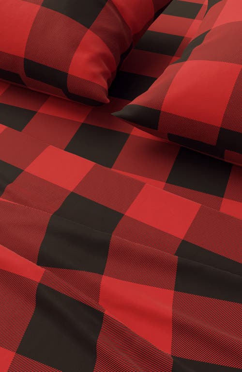 Woven & Weft Turkish Cotton Flannel Plaid Sheet Set