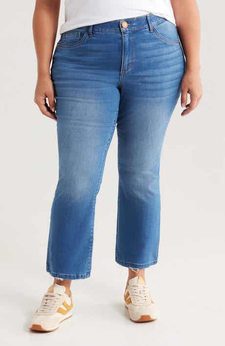 Wit & Wisdom Bennett Skyrise Barely Bootcut Ankle Jeans